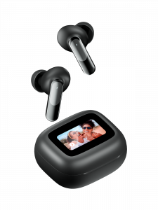 Наушники беспроводные Bluetooth с экраном в кейсе Орбита OT-ERB56 Черные
